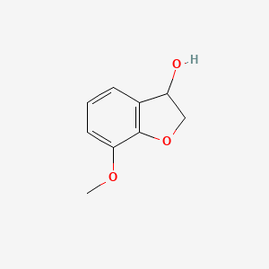 molecular formula C9H10O3 B8413751 7-Methoxy-2,3-dihydrobenzofuran-3-ol 