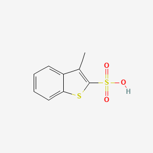 molecular formula C9H8O3S2 B8413878 3-Methylbenzothiophene-2-sulfonic acid 