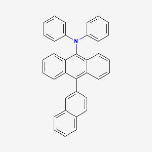 10-(2-naphthalenyl)-N,N-diphenyl-9-anthraceneamine