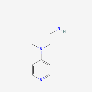 molecular formula C9H15N3 B8413946 N,N'-Dimethyl-N-(4-pyridyl)-1,2-ethanediamine 
