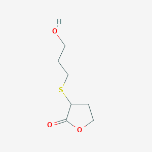 3-(3-Hydroxypropylsulfanyl)-dihydrofuran-2-one