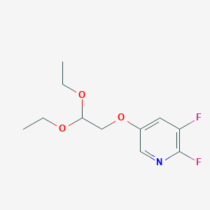 5-(2,2-Diethoxyethoxy)-2,3-difluoropyridine