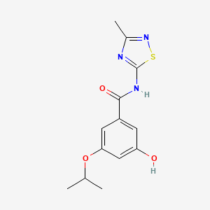 3-hydroxy-5-[(1-methylethyl)oxy]-N-(3-methyl-1,2,4-thiadiazol-5-yl)benzamide