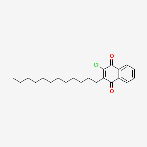 2-Chloro-3-dodecyl-1,4-naphthoquinone