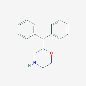 molecular formula C17H19NO B8414201 2-Benzhydrylmorpholine 