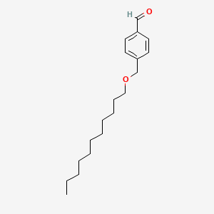 molecular formula C19H30O2 B8414205 4-[(Undecyloxy)methyl]benzaldehyde CAS No. 88255-18-9