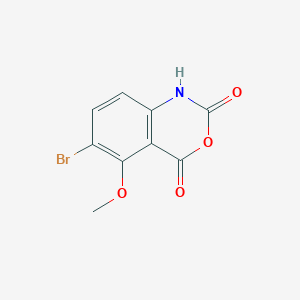 molecular formula C9H6BrNO4 B8414209 6-Bromo-5-methoxy-2h-3,1-benzoxazine-2,4(1h)-dione 
