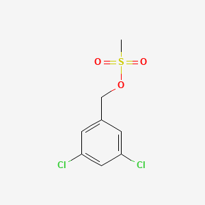 molecular formula C8H8Cl2O3S B8414246 3,5-Dichlorobenzyl methanesulfonate 