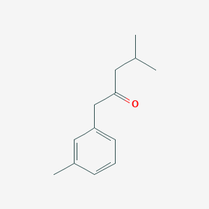 molecular formula C13H18O B8414256 4-Methyl-1-(3-toluyl)-pentan-2-one 