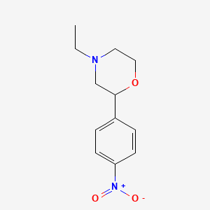 4-Ethyl-2-(4-nitrophenyl)morpholine