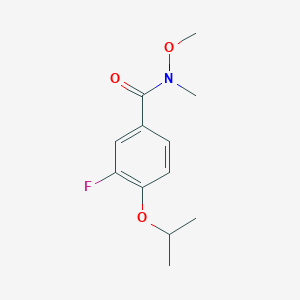 3-Fluoro-4-(1-methylethoxy)-N-methoxy-N-methylbenzamide