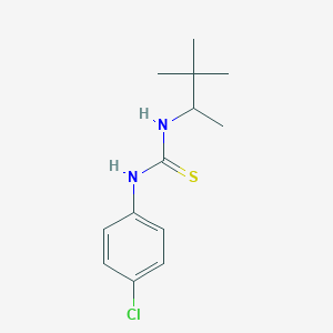 molecular formula C13H19ClN2S B8414411 1-(4-Chloro-phenyl)-3-(1,2,2-trimethylpropyl)-thiourea 
