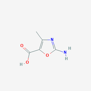 molecular formula C5H6N2O3 B8414428 2-Amino-4-methyloxazole-5-carboxylic acid 