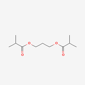 molecular formula C11H20O4 B8414456 1,3-Bis(2-methylpropanoyloxy)-propane 