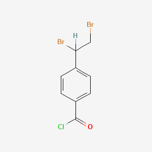 B8414472 4-(1,2-dibromoethyl)benzoyl Chloride CAS No. 108614-49-9