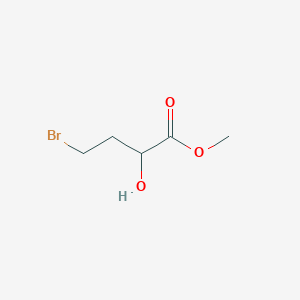 molecular formula C5H9BrO3 B8414479 4-Bromo-2-hydroxybutyric acid methyl ester 