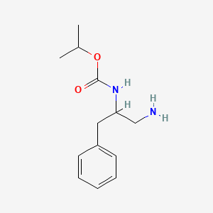 molecular formula C13H20N2O2 B8414544 2-(i-Propoxycarbonylamino)-3-phenylpropylamine 