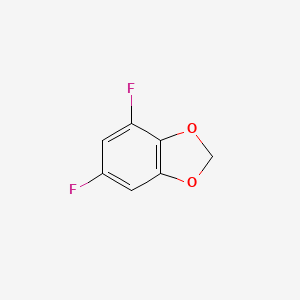 molecular formula C7H4F2O2 B8414576 4,6-Difluorobenzo[d][1,3]dioxole 