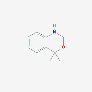 molecular formula C10H13NO B8414666 4,4-dimethyl-1,2-dihydro-4H-3,1-benzoxazine 