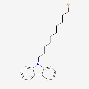 molecular formula C22H28BrN B8414702 9-(10-Bromodecyl)-9h-carbazole CAS No. 86658-71-1