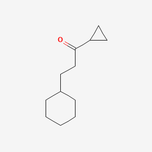 3-Cyclohexyl-1-cyclopropylpropan-1-one