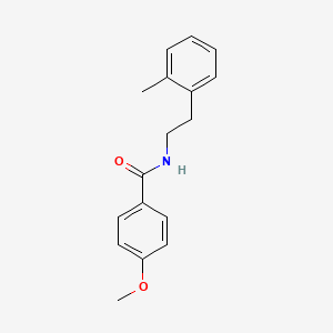 1-(4-Methoxybenzoylamino)-2-(2-methylphenyl)ethane