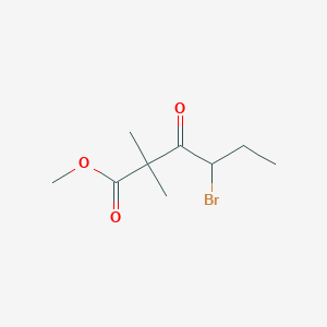 4-Bromo-2,2-dimethyl-3-oxo-hexanoic Acid Methyl Ester