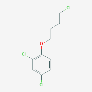 molecular formula C10H11Cl3O B8414809 2,4-Dichlorophenyl(4-chlorobutyl) ether CAS No. 23468-04-4