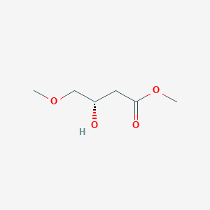 molecular formula C6H12O4 B8414867 methyl (3S)-3-hydroxy-4-methoxybutanoate 
