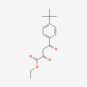 molecular formula C16H20O4 B8415044 Ethyl 4-(4-tert-butylphenyl)-2,4-dioxobutanoate 