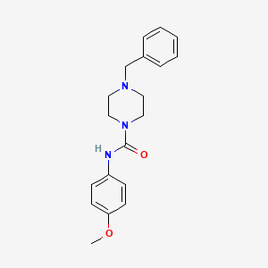 N-benzyl-N'-(4-methoxyphenylcarbamoyl)piperazine