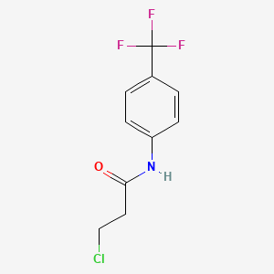 N-(4-trifluoromethylphenyl)-beta-chloropropionamide