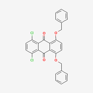 1,4-Bis(benzyloxy)-5,8-dichloroanthra-9,10-quinone