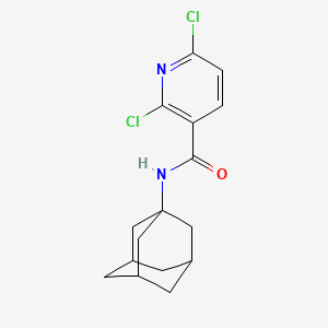 molecular formula C16H18Cl2N2O B8415192 N-adamantan-1-yl-2,6-dichloronicotinamide 