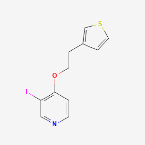 3-Iodo-4-(2-(thiophen-3-yl)ethoxy)pyridine