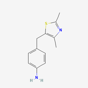 2,4-Dimethyl-5-(4-aminobenzyl)thiazole