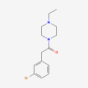 molecular formula C14H19BrN2O B8415315 2-(3-Bromo-phenyl)-1-(4-ethyl-piperazin-1-yl)-ethanone 