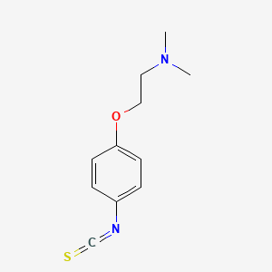 molecular formula C11H14N2OS B8415356 4-[2-(Dimethylamino)ethoxy]phenyl isothiocyanate 