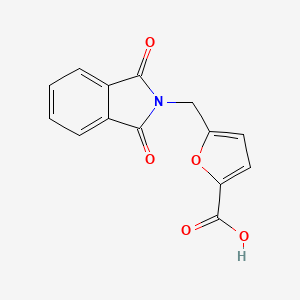 5-[(1,3-dioxo-2,3-dihydro-1H-2-isoindolyl)methyl]-2-furoic acid