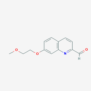 7-(2-Methoxyethoxy)quinoline-2-carbaldehyde