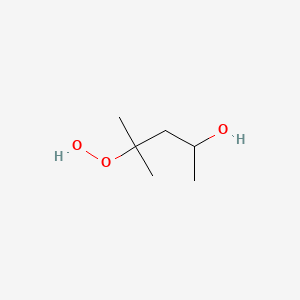 4-Hydroperoxy-4-methylpentan-2-ol