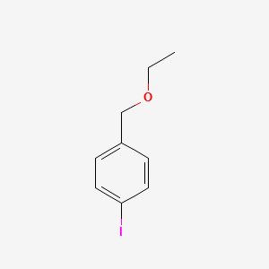 molecular formula C9H11IO B8415693 1-Ethoxymethyl-4-iodo-benzene 