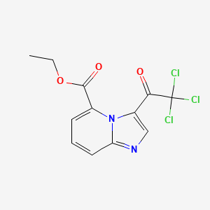 5-Ethoxycarbonyl-3-trichloroacetylimidazo[1,2-a]pyridine