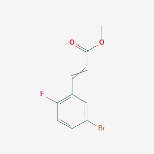 3-(5-Bromo-2-fluoro-phenyl)-acrylic acid methyl ester