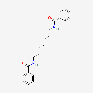 molecular formula C21H26N2O2 B8415847 Dibenzoylheptamethylendiamin 