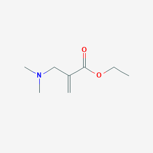 molecular formula C8H15NO2 B8415898 Ethyl 2-dimethylaminomethylacrylate 