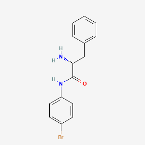 molecular formula C15H15BrN2O B8415909 N-(4-bromophenyl)-D-phenylalaninamide 