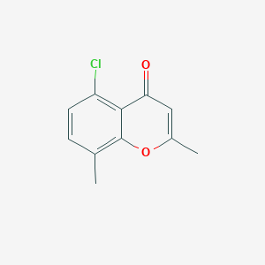 molecular formula C11H9ClO2 B8415913 5-Chloro-2,8-dimethyl-4H-chromen-4-one 