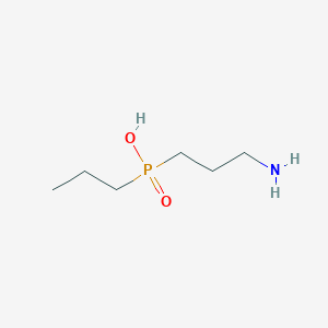 molecular formula C6H16NO2P B8416004 Propyl(3-aminopropyl)phosphinic acid 