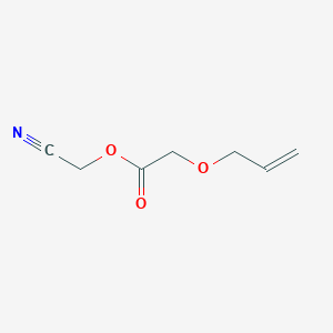 molecular formula C7H9NO3 B8416012 Cyanomethyl 2-(allyloxy)acetate 